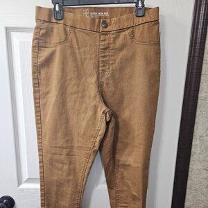 NOBO Juniors Kahki Jeggings Size XL